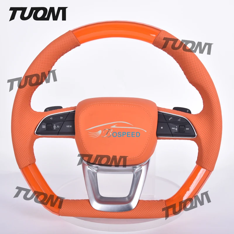 

Custom Orange Crystal Steering Wheel For Audi A3 A4 A5 TT R8 Rs5 Rs6 Rs7 Rs3 Rs4 S4 S5 B8.5 8L Q5 8R A6 C8