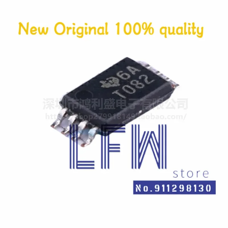 5pcs/lot TL082CPWR TL082CPW TL082C TL082 T082 TSSOP8 Chipset 100% New&Original In Stock