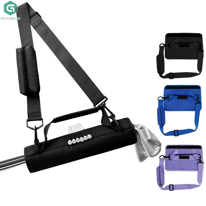 

Сумка для гольф-клуба из ткани Оксфорд, легкая для игрока в гольф с сумкой для мячей, портативная, для переноски курса для тренировок