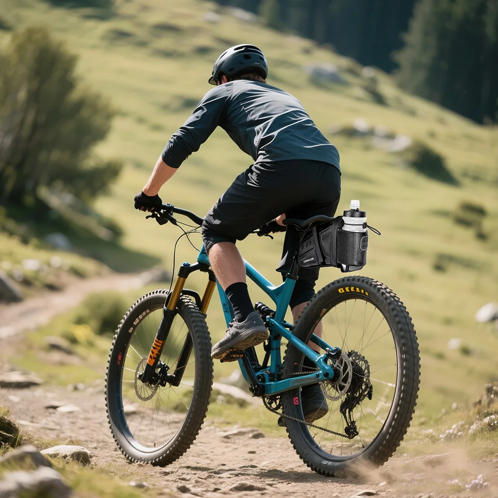 NEUE Wasserdichte Fahrradsatteltasche MTB Rennrad-Satteltaschen Fahrrad-Wasserflaschentasche Werkzeughaltertasche MTB-Zubehör – Detail 14