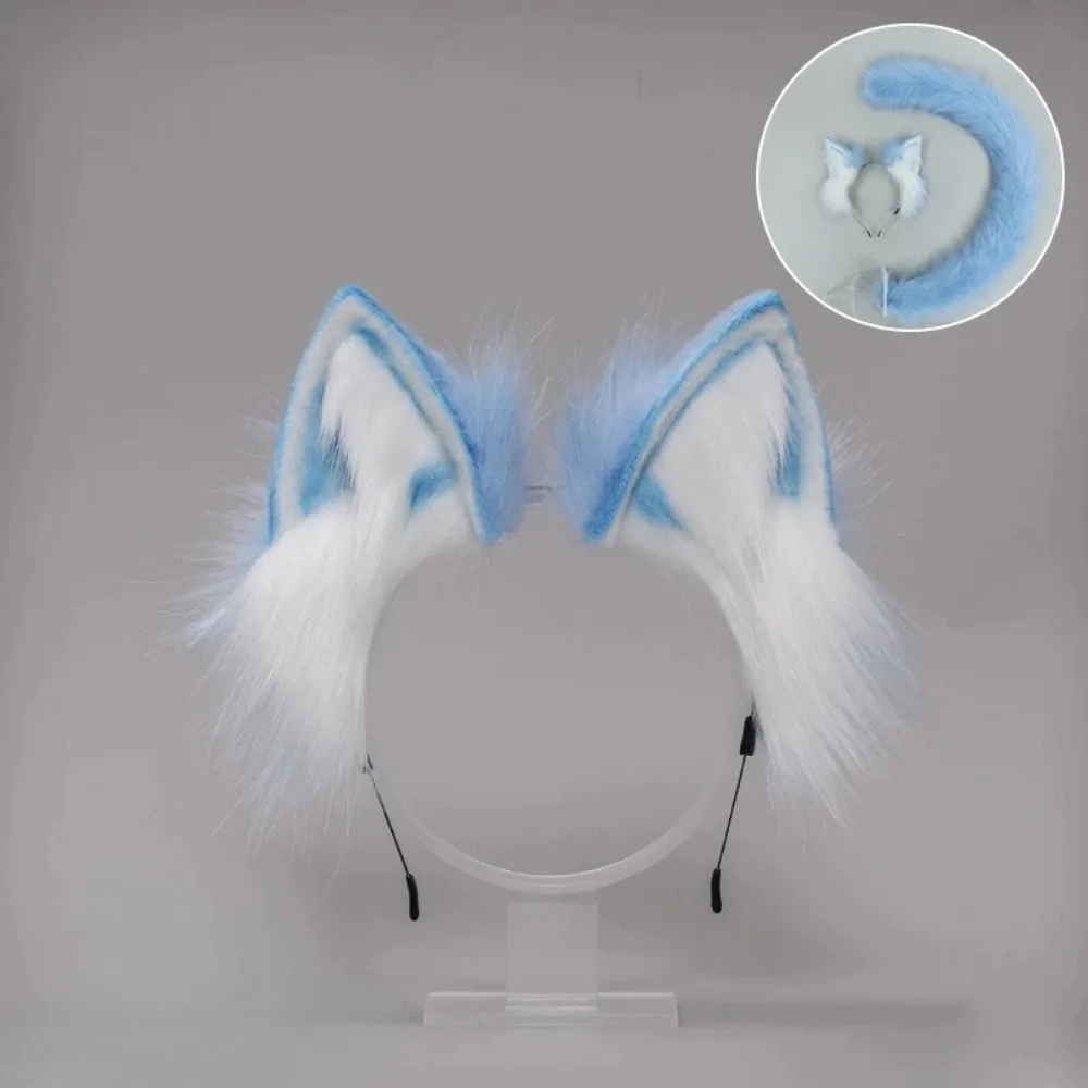 Fox Ear Headband Kawaii Cat Ears Headwear Girl Cosplay Hair Accessories Women Hair Hoop Halloween Party Role Play Costume Props 4