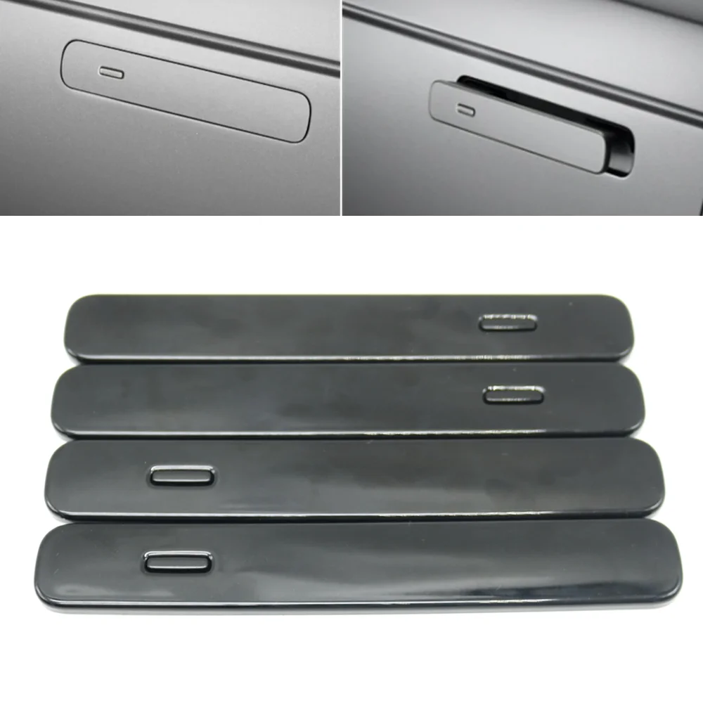 

Black Right Left Exterior Outer Door Pull Grab Handle Cover For Land Rover Rang Rover Velar L560 2017-2024 Evoque L551 2020-2025