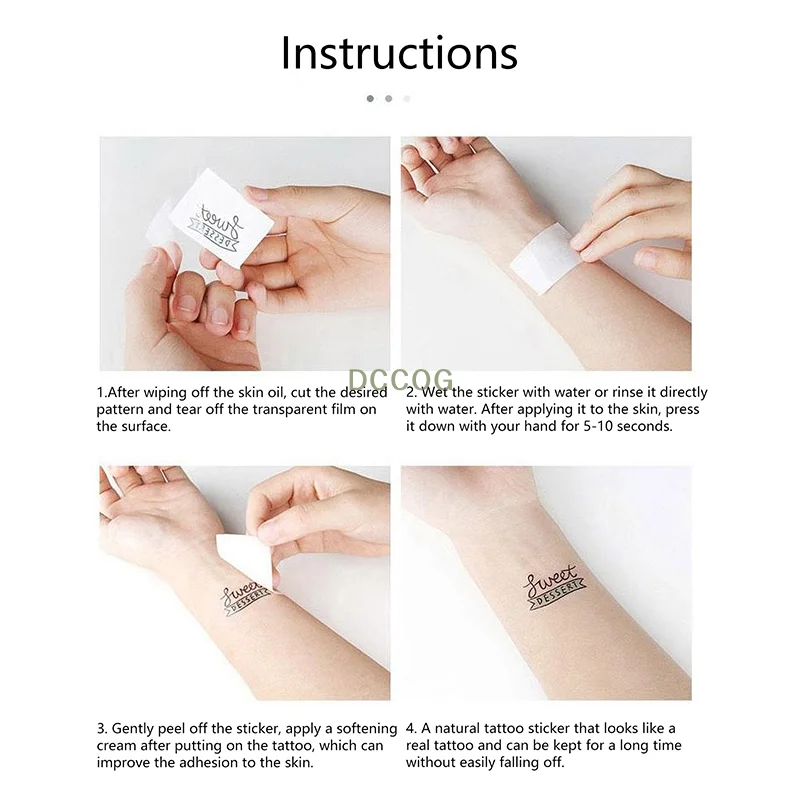 10 Sheets  Art Dot Fake Tattoo Eye Corner Beauty Makeup Moles Black Temporary Tattoo Diy Tear Mole Stickers Water Transfer Body