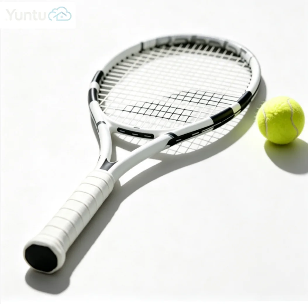 Carbon‑composite Integrated Tennis Racket 270‑275g Lightweight Tennis Racquet for BeginnerTraining Pre‑strung 102‑105 sq.in