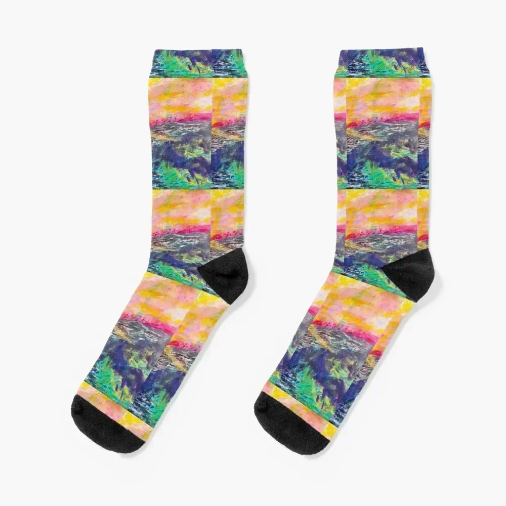 

River Running Socks Toe sports kawaii new year Socks For Men Women's custom sports football anti slip football Boy Socks Women's