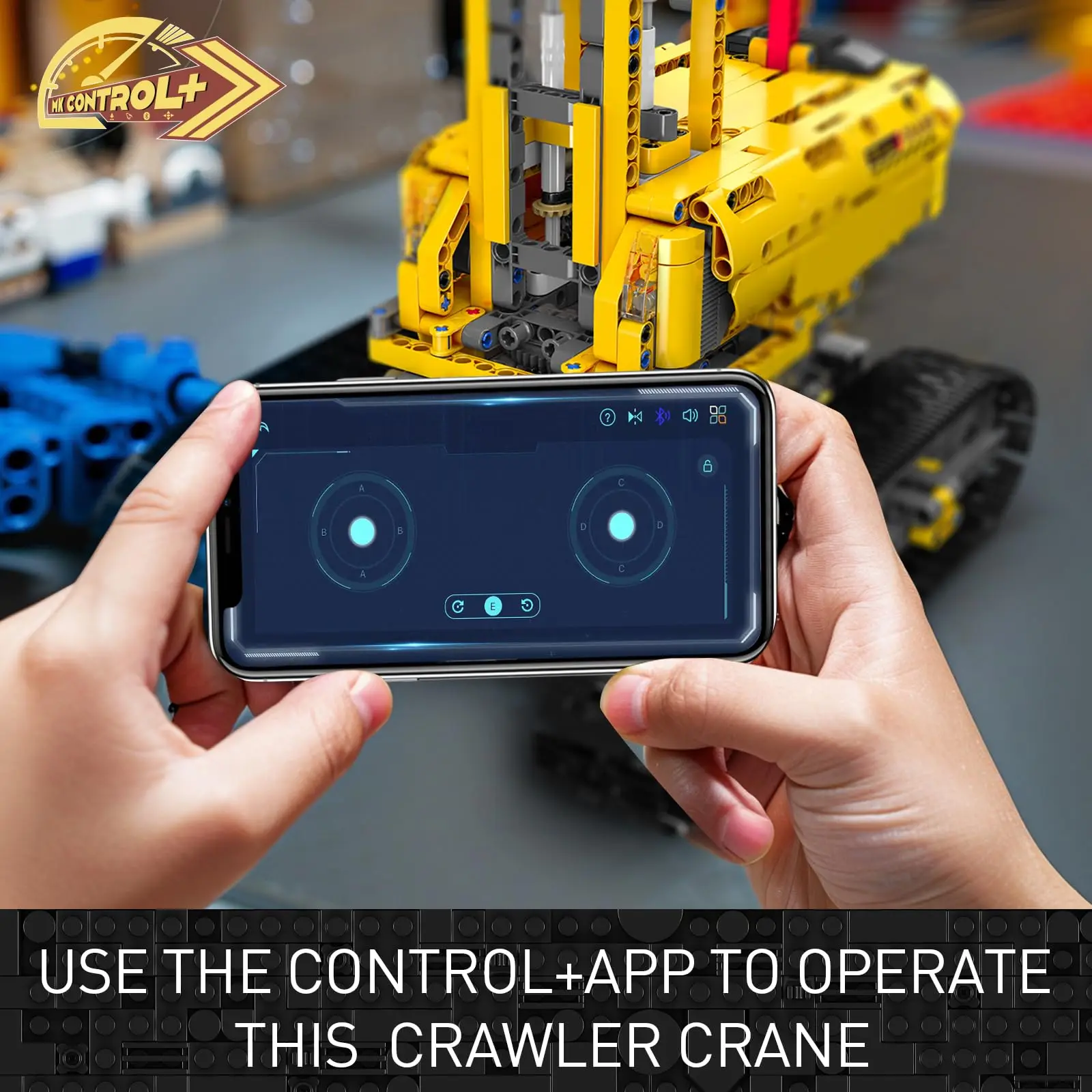 몰드 킹 17059 테크니컬 트럭 장난감 앱&RC 크롤러 크레인 모델 42042 빌딩 블록 브릭 호환 어린이 크리스마스 선물