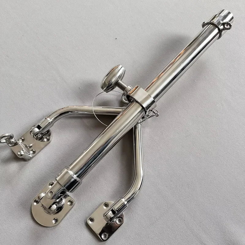 Hardware Accessories Stainless Steel Adjustable Bracket Fishing Rod Holder Outrigger Rod Holder