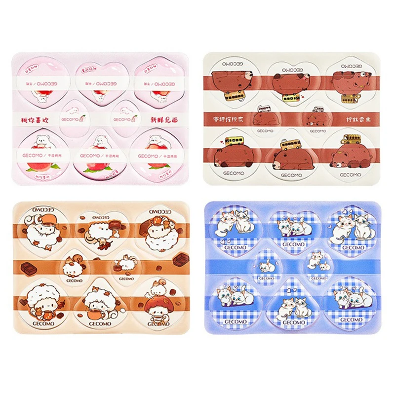 【YY34】8 Stuks Zachte Cosmetische Puffs Cosmetische Poederdons Blender Set Multi-vormige Soft Touch Sponzen Make-Up Schoonheid Gereedschap