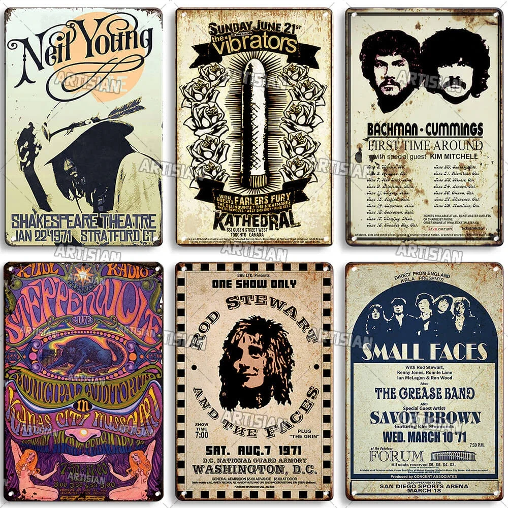 لافتة قصدير معدنية لموسيقى الروك الكلاسيكية الفنية ، المنزل ، البار ، ديكور الجدار ، لوحة مجوية ، مقهى ، فن اللافتات المعدنية ، ديكور صناعي #5