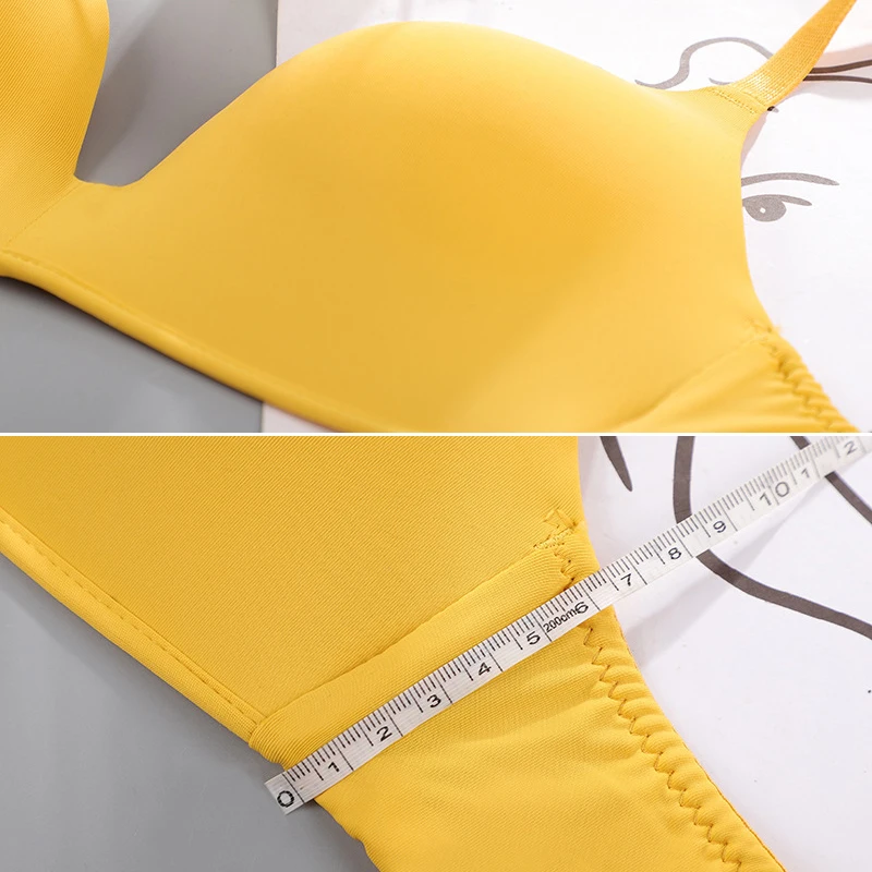 Women Seamless Bra Sexy No Wire Push Up Underwear Girls Students Breathable Thin 10 Colors Bras Female's Bra Breathable Gathered