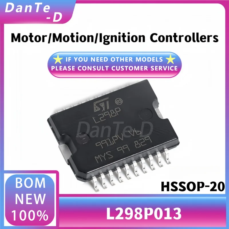 L298P013TR Silkscreen L298P Package SOP-20 Bridge Driver IC Original Authentic