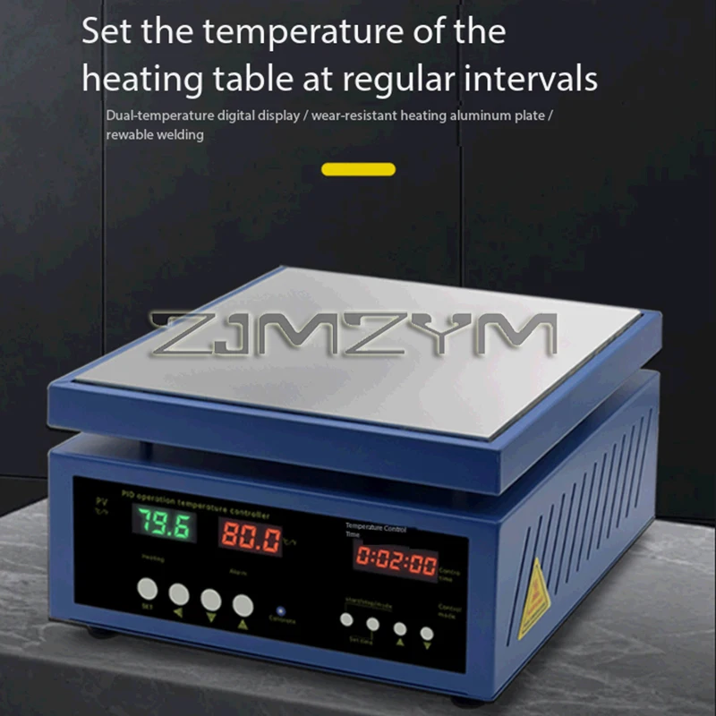Mini DC Digital Heating Plate Metal Bath Soldering Station Adjustable Thermostat Hot Plate for PCB SMD BGA Rework Repair