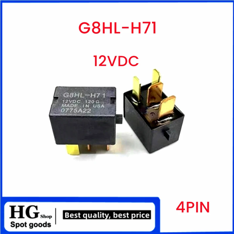 5pcs/Lot G8HL-H7112VDC 4PIN For Honda Accord Civic CRV Fit Eight Generation Front Van Odysseys air conditioning relay