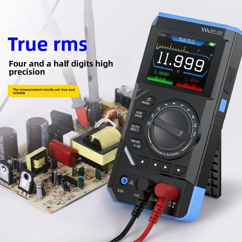 4.5 Digit Multifunctional Scopemeter Portable 10MHz Oscilloscope Multimeter Signal Generator
