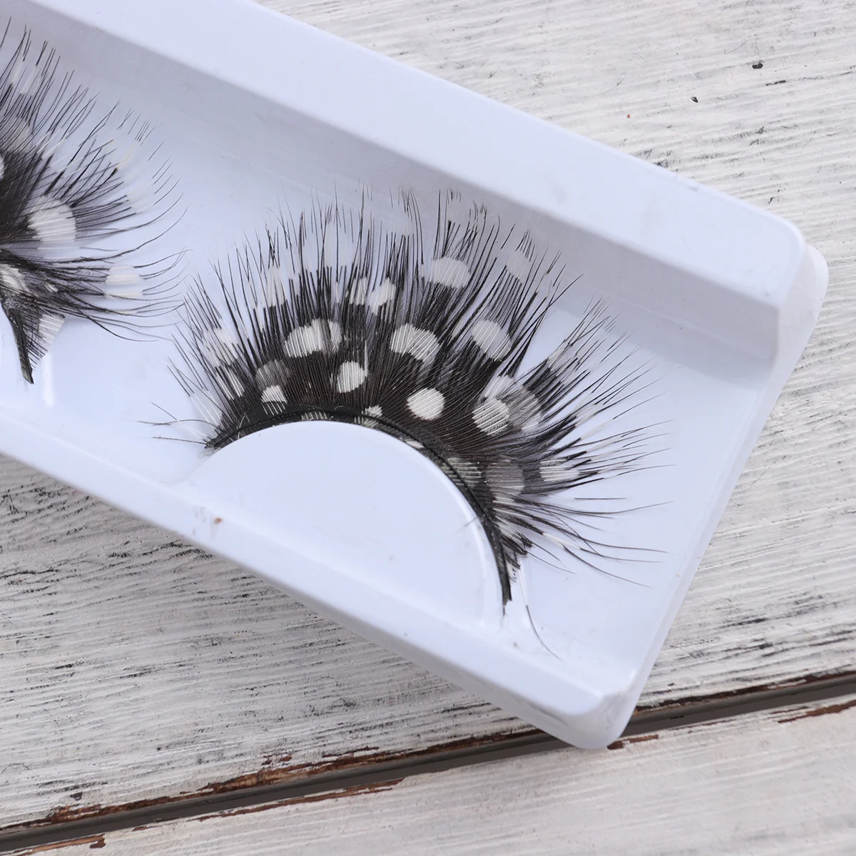 5Pairs Nepwimpers Gemakkelijk aan te brengen Verwijder lange uitlopende wimpers voor Cosplay Carnaval Nachtclub Party Eye Styling Nepwimpers
