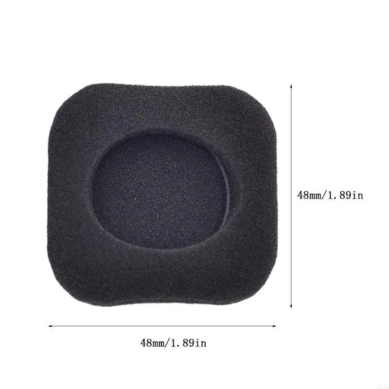 Q5wa โฟมหูแผ่นรองหมอนหมอนสีดำ 1pair เมมโมรี่โฟมทดแทนสีดำสำหรับ H150 H130 H250 H151 หมอน