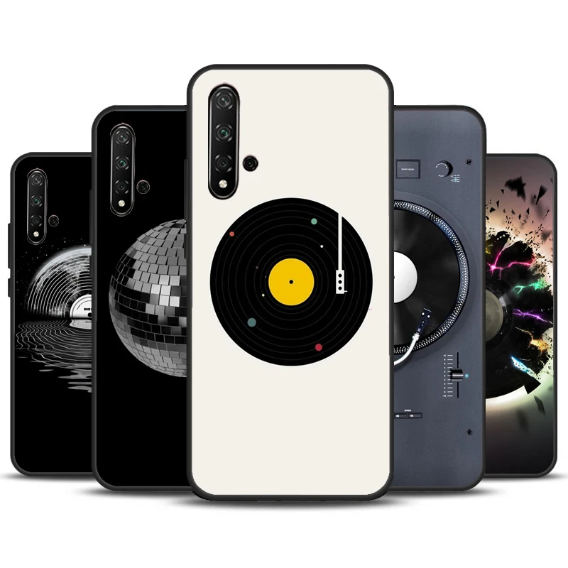 Vinyl DJ Record Art Cover For Huawei Nova 10 9 SE 11i 8i 7i 3i Y90 Y91 Y70 Y60 Y61 5T P30 P60 Pro P40 Lite Case