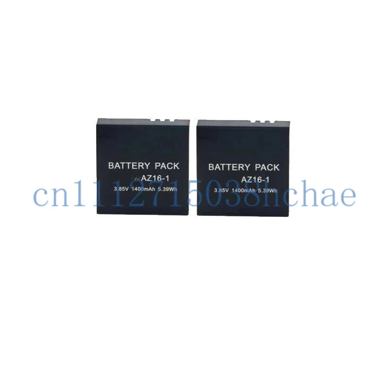 1400mAh 4.4V Battery AZ16-1 + USB Dual Charger for Xiaomi Yi 2 4K