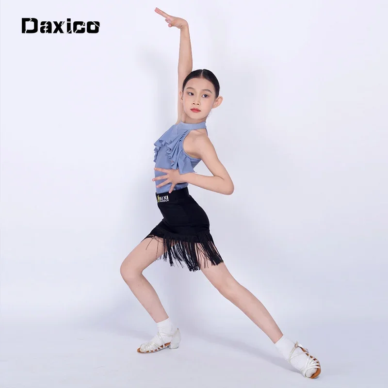 

New Arrival Latin Dance Dress for Girls Child Salsa Tango Ballroom Dancing Dress Competition Costume Kids Practice Dance Clothes