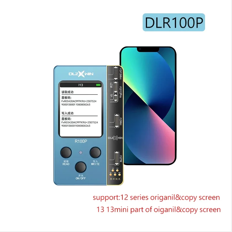 R100P Tester Device For IP12 12pro 12mini 12Promax 13 13mini Original Copied True Tone Repair For Color Recovery Programmer