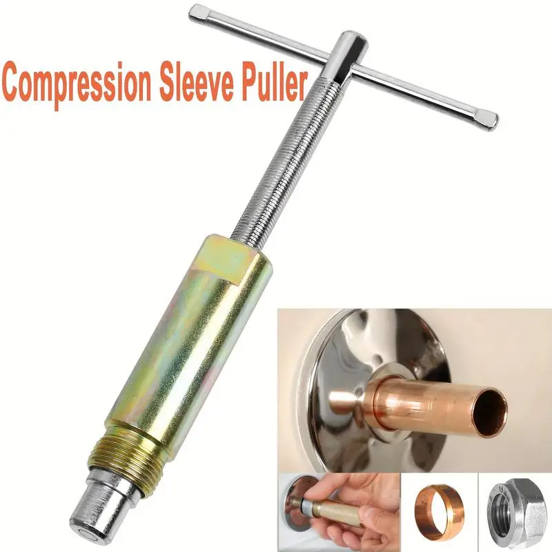 

1/2inch Compression Sleeve Puller Tool Metal Corrosion Free Removing Nuts Ferrules From Frozen Supply Stops Plumbing Essentials