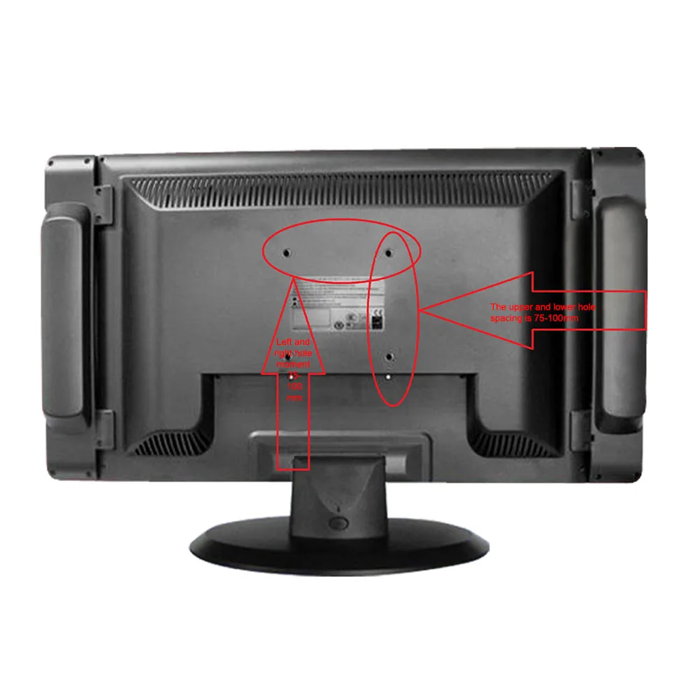14-26 Inch TV Mount Flat Panel TV Bracket TV Viewing Wall Mounting Sturdy Metal Construction Easy Installation