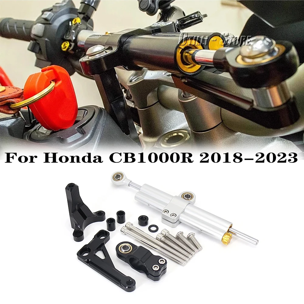 

FOR HONDA CB1000R CB 1000 R CB 1000R 2018 2019 2020 21 22 2023 2024 Motorcycle aluminum Steering Stabilize Damper Bracket Mount