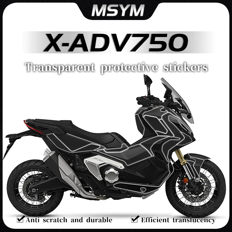 

For HONDA XADV-750 X ADV750 2019 2021 Invisible car cover paint surface transparent protective film waterproof accessories