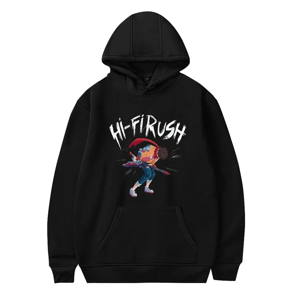 

Hi-fi rush hoodie feminino pullover com capuz camisolas de manga longa harajuku streetwear roupas 2024