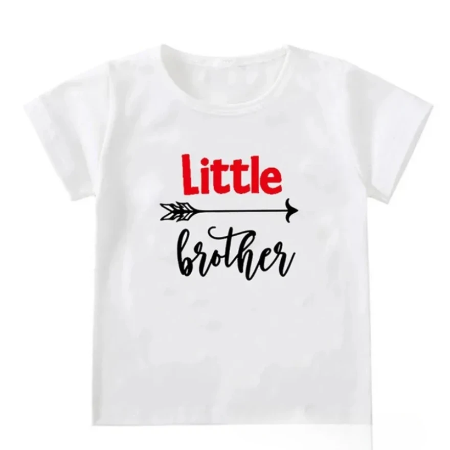 Family Only Child Big Brother Sister To Be Pregnancy Announcement T Shirt Kids Short Sleeve Children Boy Cotton Casual Tees Tops