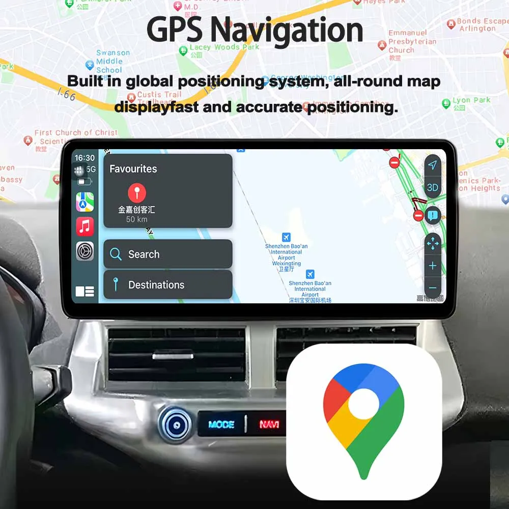 Для Toyota Corolla 2007-2013Android 15 стерео видео мультимедиа 4G авто Carplay навигация GPS автомобильный разделенный экран беспроводной плеер