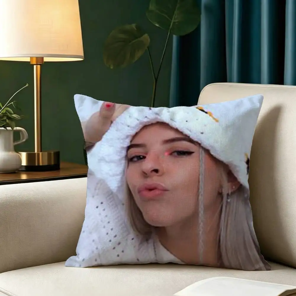 Singer Y-Young M-Miko Pillow Case Square Double-Sided Sofa Cushion Cover Bedroom Bedside Pillow