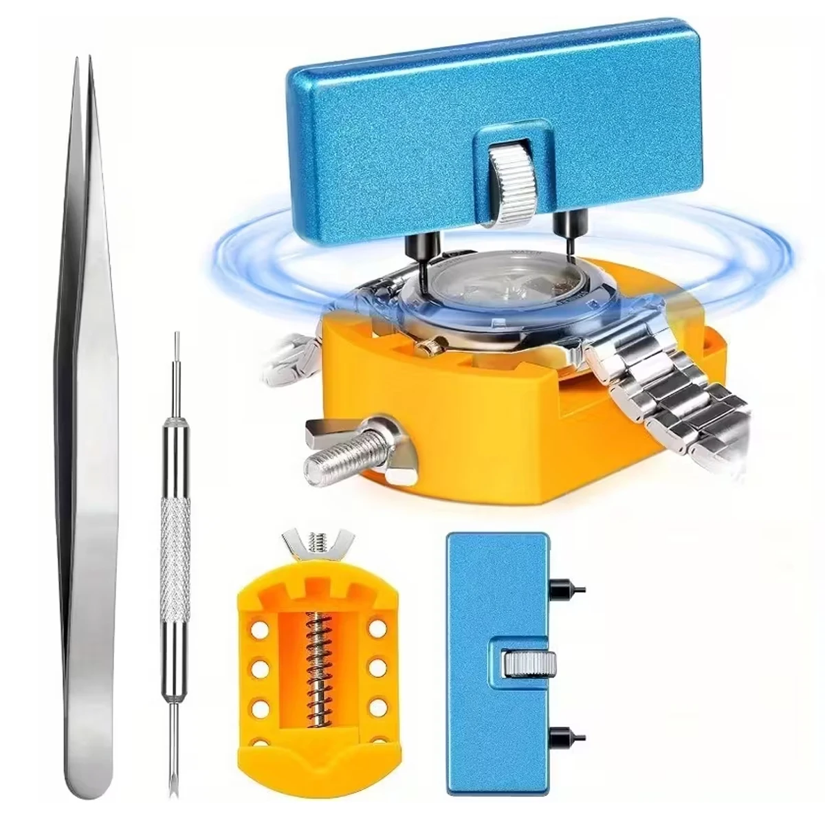 4 Professional Watch Battery Replacement Kits, Ideal For Watchmakers And Hobbyists, Watch Back Cover Remover