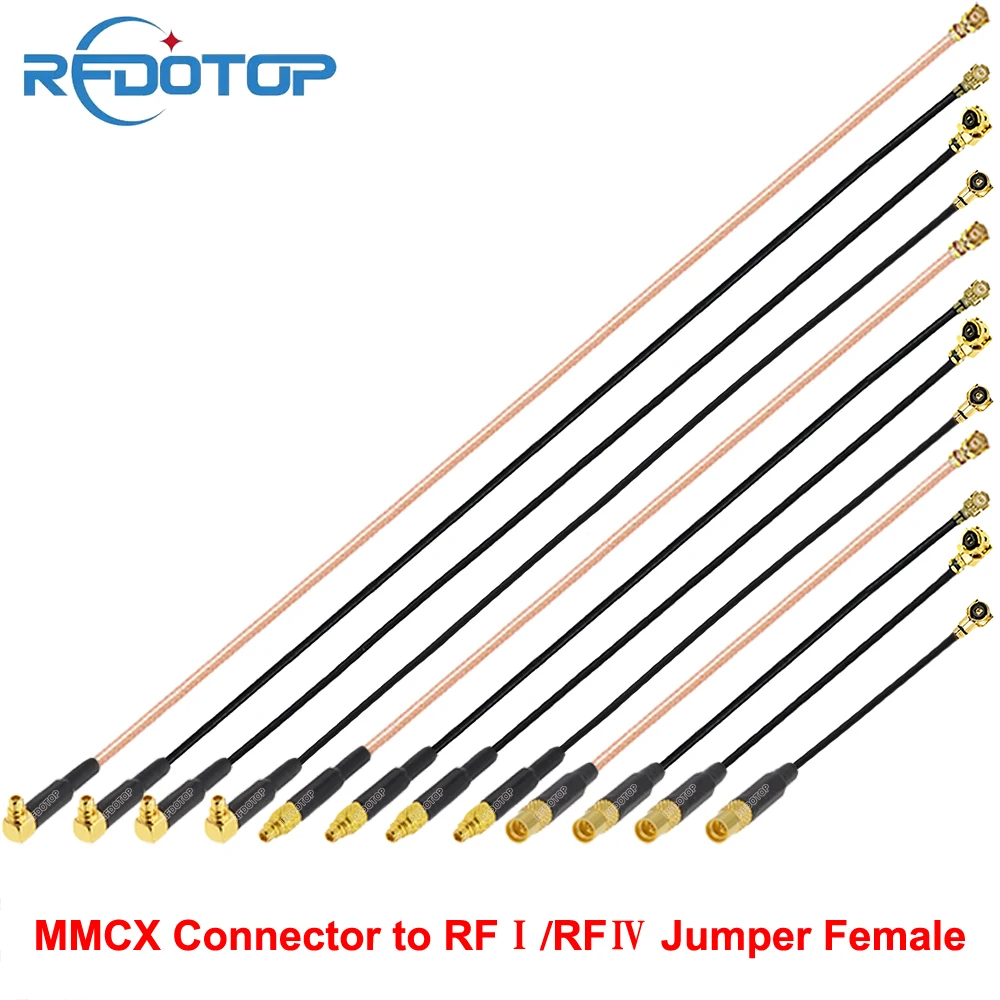 Wifi Radio Antenna RFⅠ Jumper MMCX Conector to uFL/IPX1/MHF4 Female 1st/4th Generation  Φ1.13/Φ1.37/RG178 Cable Pigtail IPX-MMCX