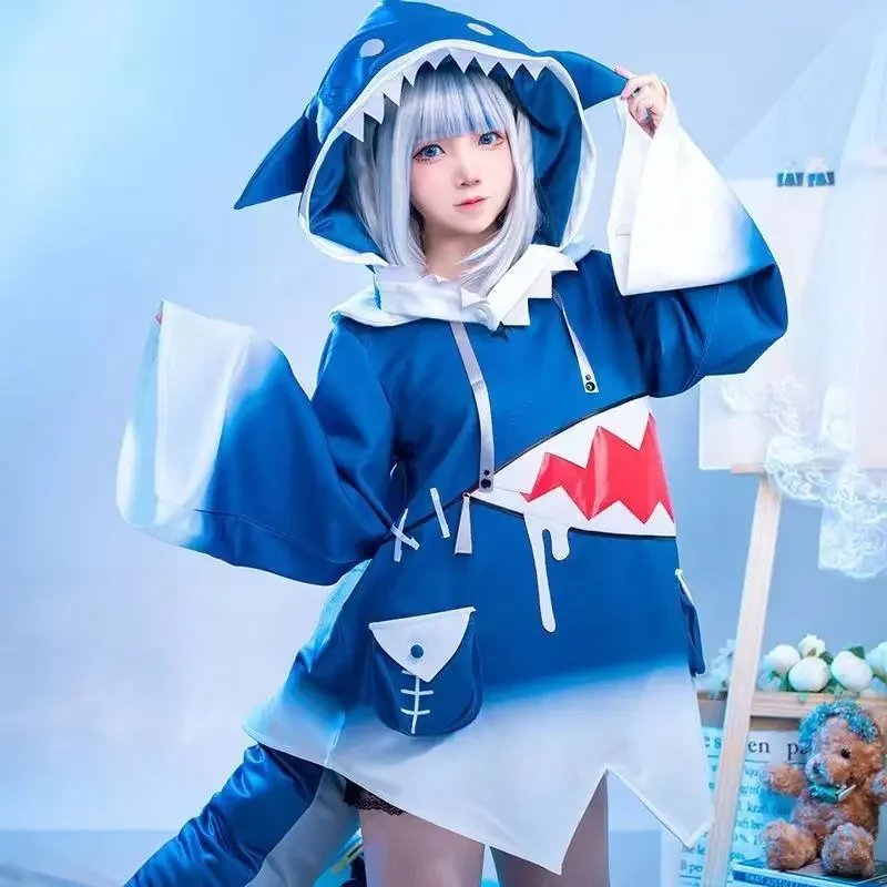 Cute Gula coswear HololiveEN GwarGura Gawugula shark cosplay costume for women cosplay  anime cosplay