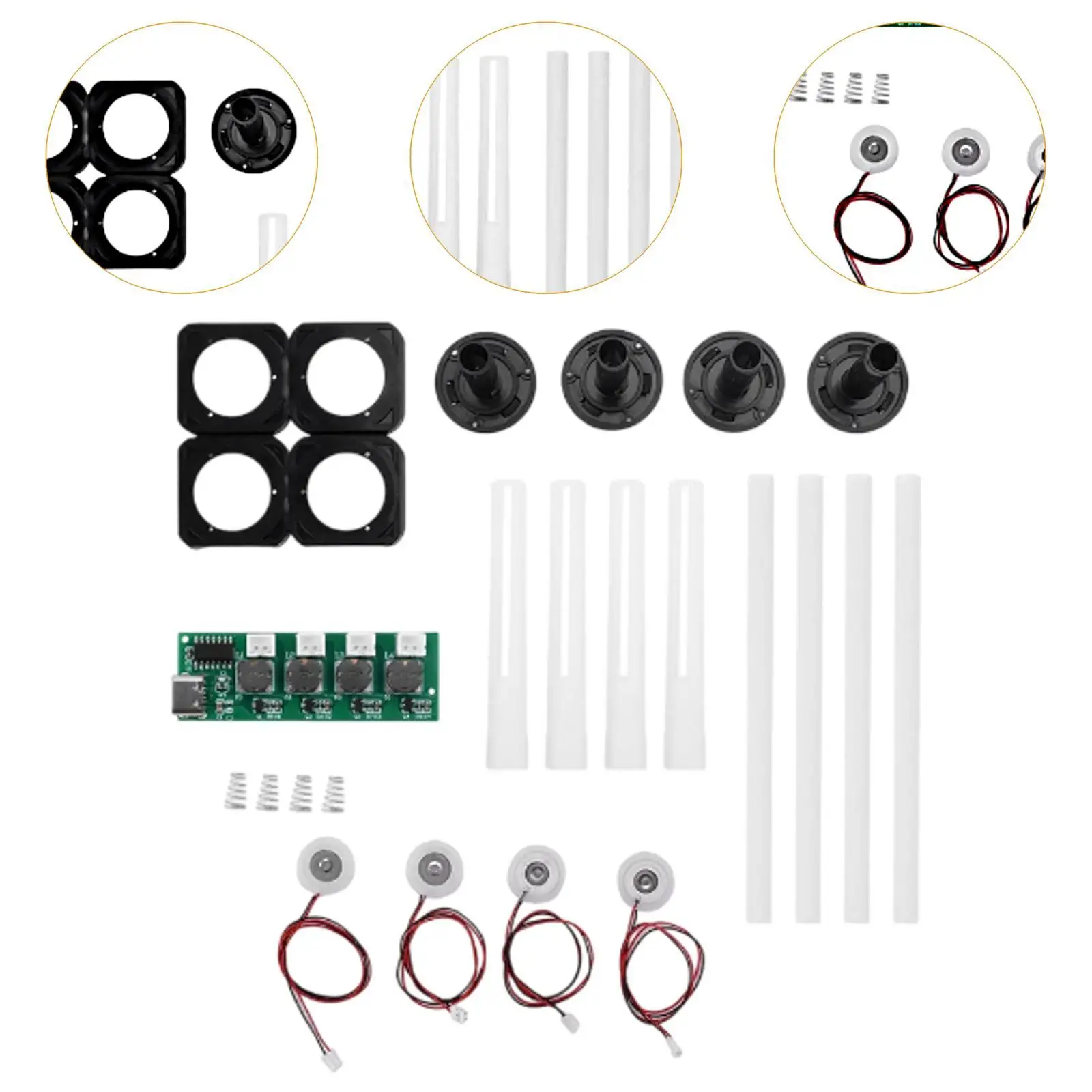 USB-модуль увлажнителя 5 В, профессиональное экспериментальное оборудование «сделай сам», модуль распыления, драйвер, печатная плата, плата управления распылением