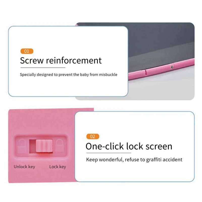 School Season Children's Writing Board Lcd Drawing Board Hand Drawing Board Color Lcd Handwriting Board