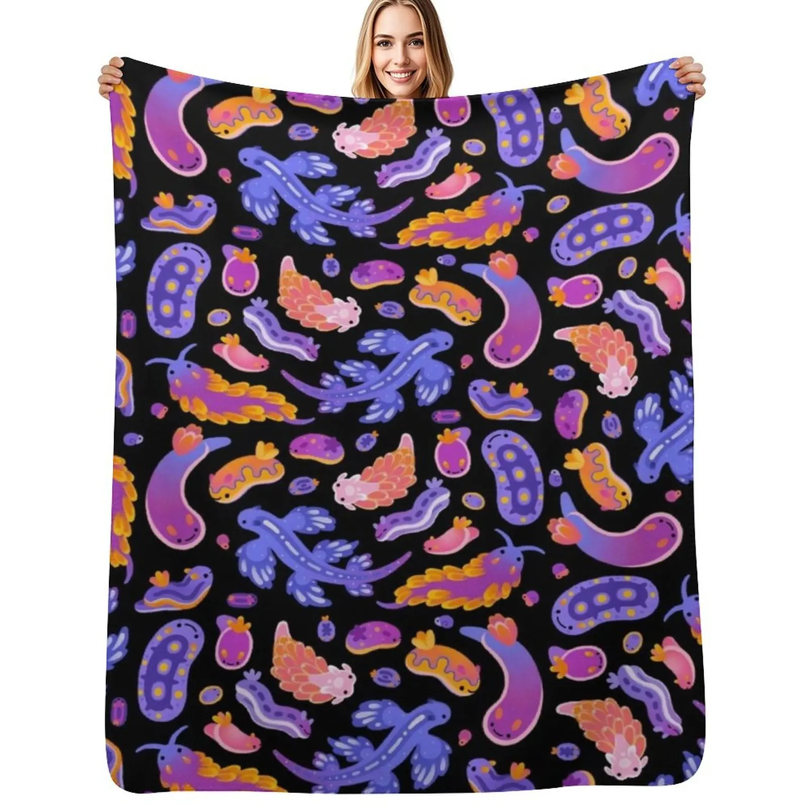 

Sea slug Throw Blanket Fashion Sofas christmas decoration Plaid on the sofa Bed Fashionable Blankets