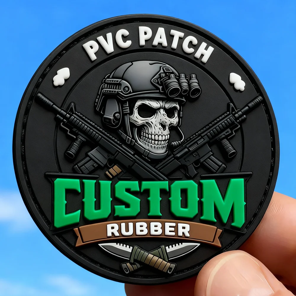 Custom Made Iron Letter 2D/3D Patches Distressed Embossed Logo Sew-On Style Heat Transfer Clothing Silicon PVC Rubber Patch Bags
