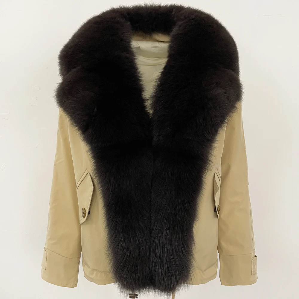 معطف فرو الواقع امرأة جديدة في السترات والسترات سترة شتوية نسائية أسفل سترة أسفل معاطف وحدائق خفيفة الوزن منتفخة للنساء #4