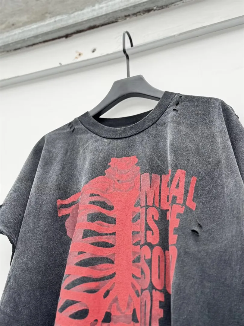 نوعية جيدة سانت ميتال هو صوت روحي أزياء تي شيرت الرجال القديس النساء غسلها المحملة خمر تي شيرت