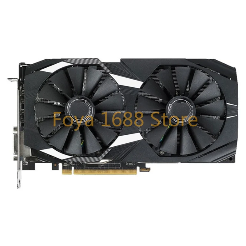 For ASUS DUAL-RX580-8G (13 Leaves/Dual Fan Version) Graphics Card Fans 4 Pin