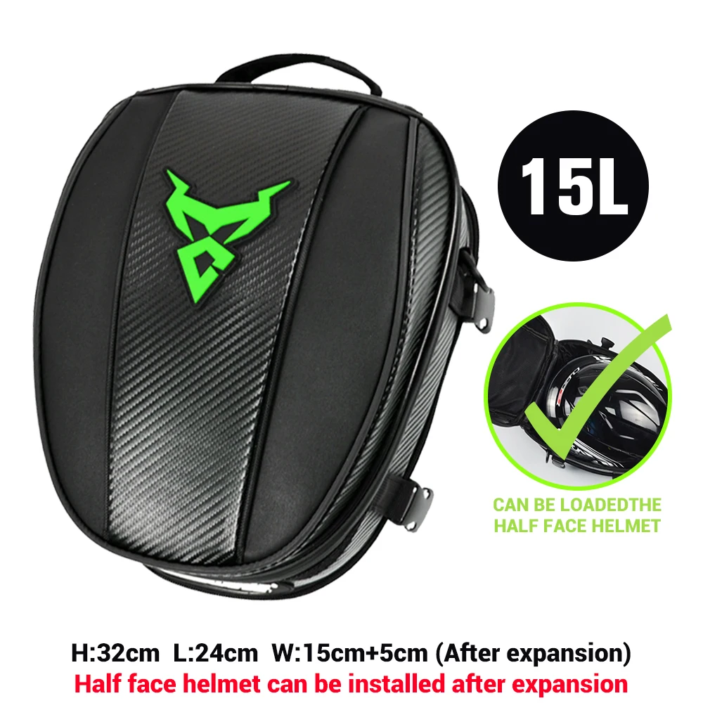Motocentric Waterdicht Motorfiets Staart Zak Multifunctionele Motorcycle Rear Seat Bag Hoge Capaciteit Motor Tas Rider Rugzak