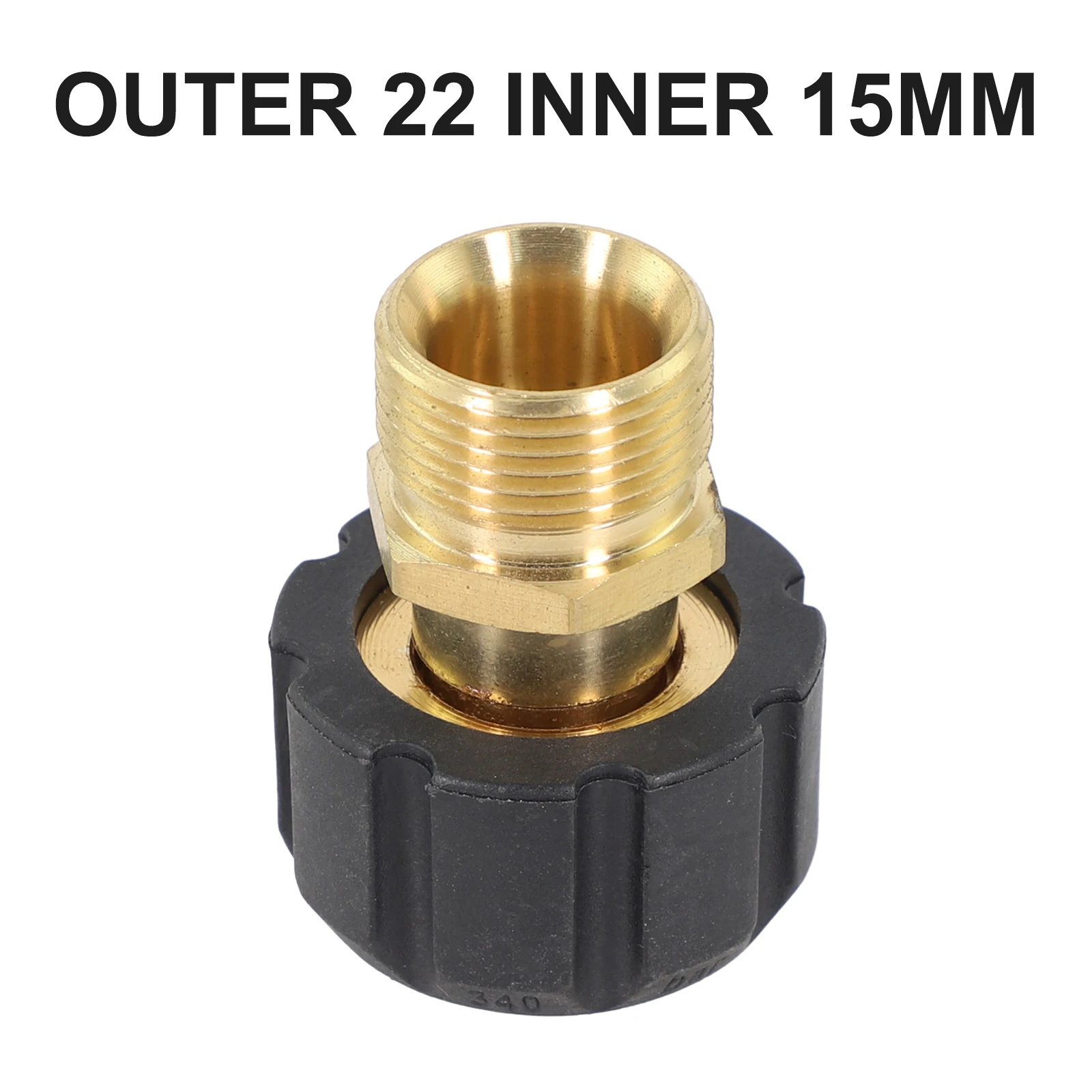 Adapter Outer 22 Inner 14/15mm To M22 Inner 14/15 High Pressure Cleaner Outer 22 Inner 14mm Transfer Rod 14/15