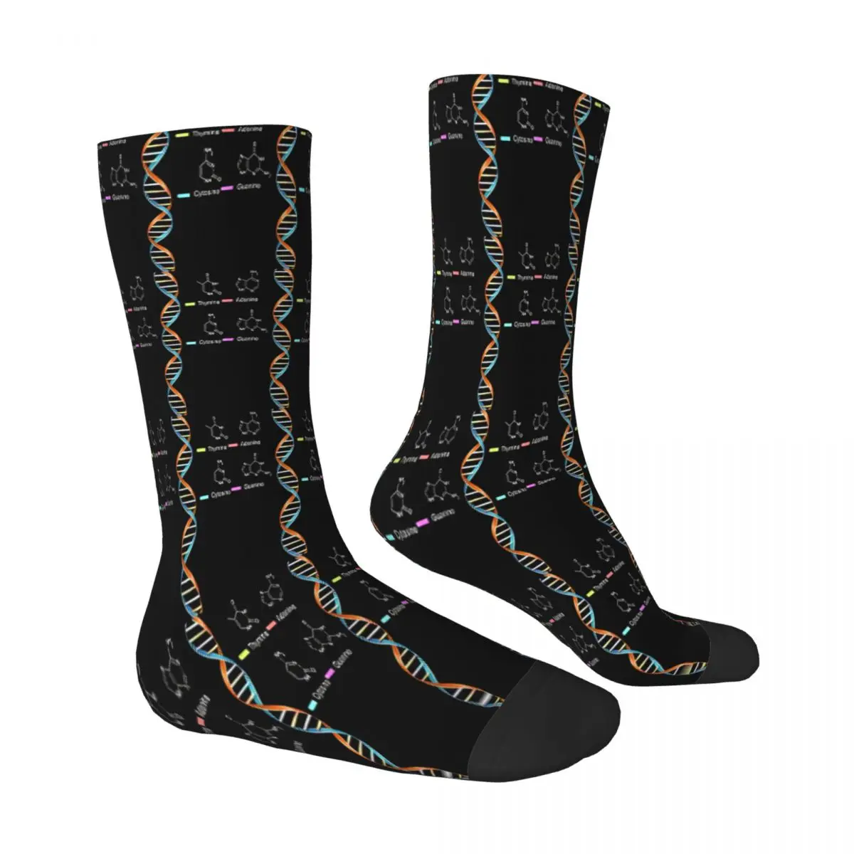 Nerdy Deoxyribonucleic Acid Freemason Shower Socks Male Mens Women Autumn Stockings Harajuku