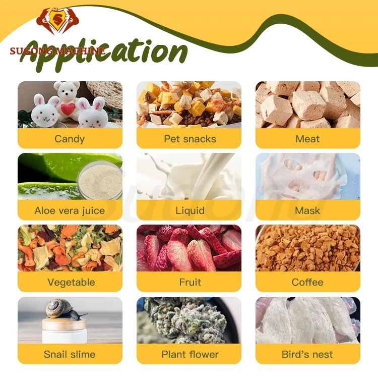 Macchina liofilizzatore HFD-25 30KG per alimenti commerciali