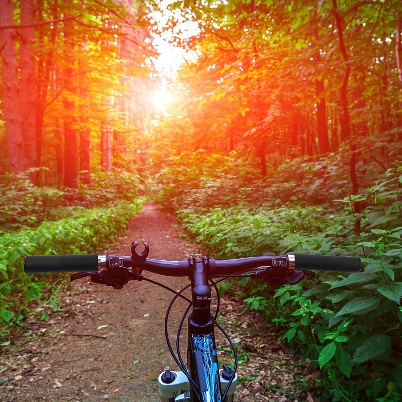 

1Pair Bike Accessories Handlebar Cover Anti-Slip Durable Non-Skid Long-Lasting Use Comfortable Hand Feel Simple Fashionable