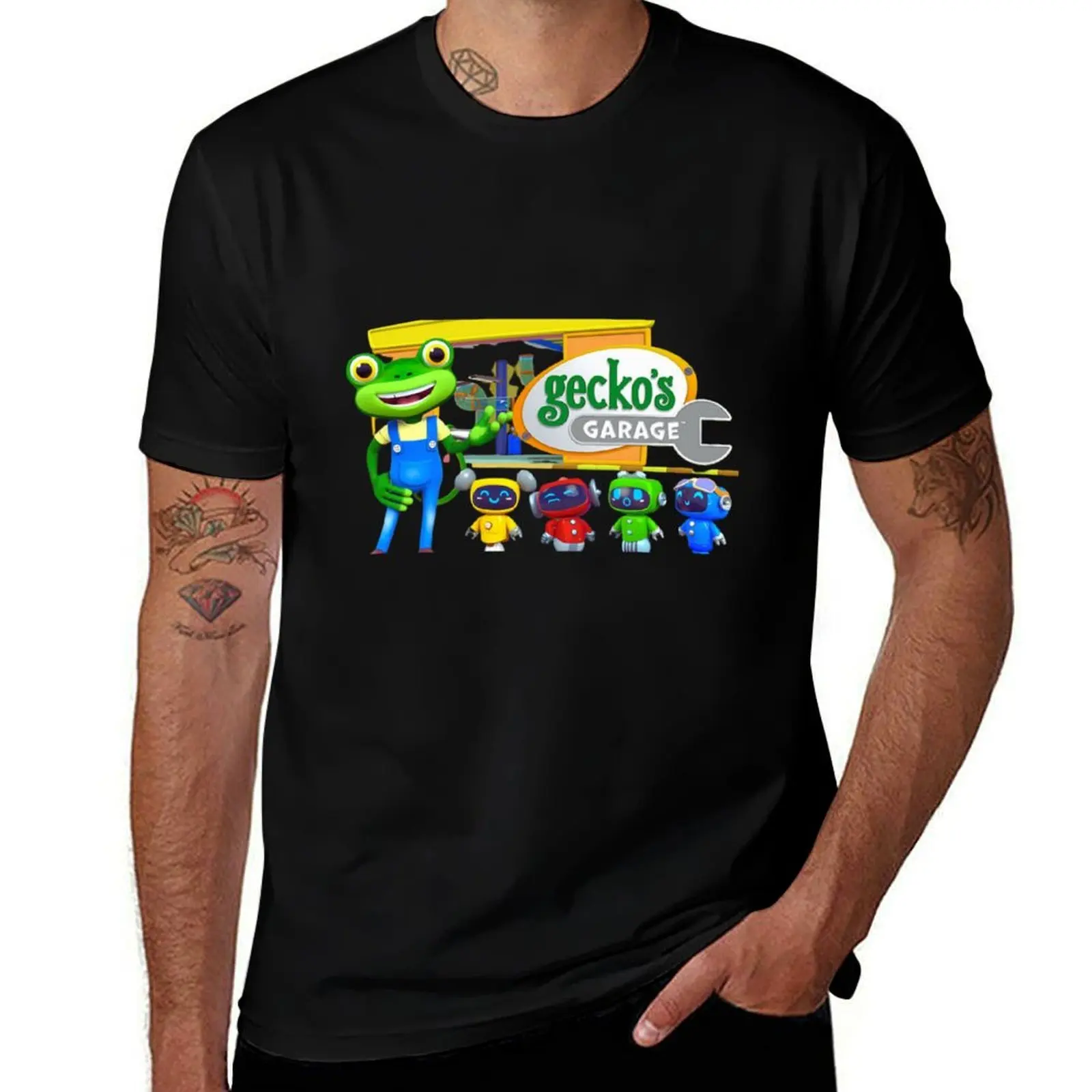 

for shirt man anime cotton T-Shirt shirts t kids for shirts man funny Geckos t man garage t graphic