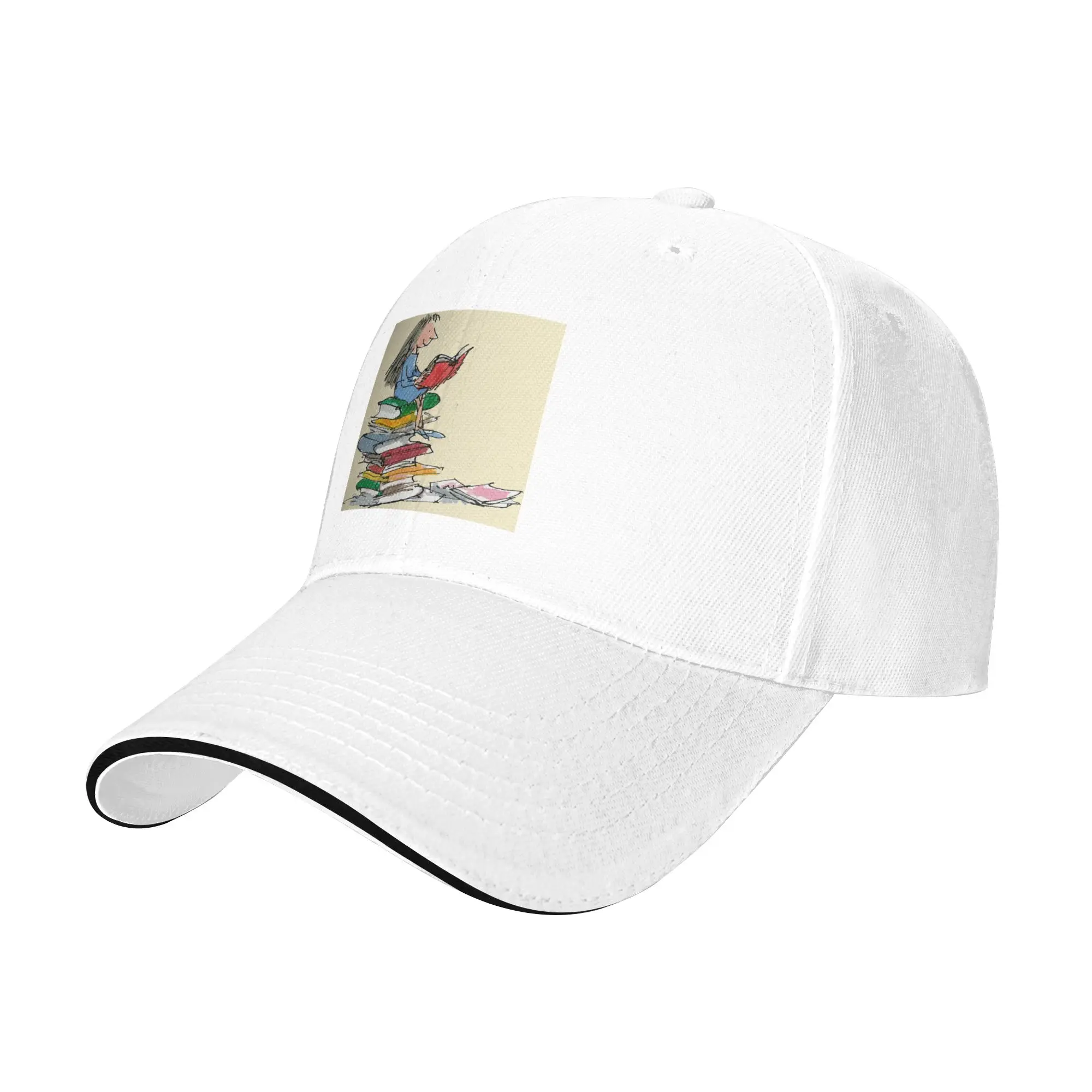 Matilda Reading Cap Fashion Casual Baseball Caps Adjustable Hat Hip Hop Summer Unisex Baseball Hats Customizable Polychromatic