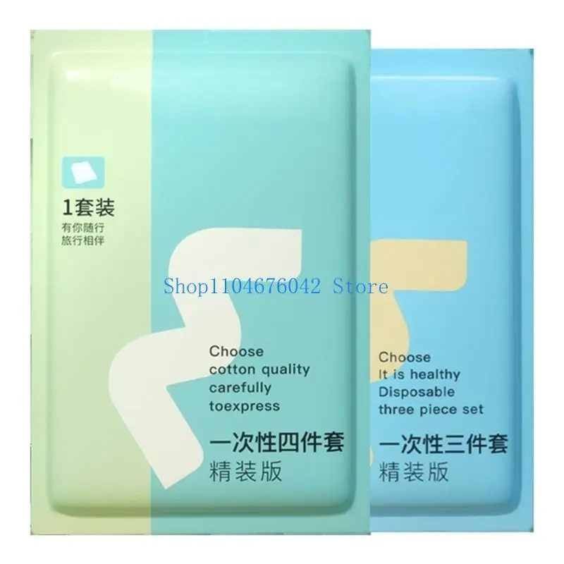 652F Travel Disposable Bed Sheet NonWoven Fabric Bed Sheet And Pillowcase Set Perfect For Business Travelers And Tourists
